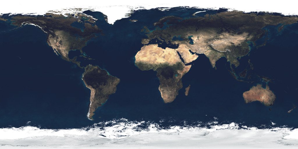 Satellite view of Earth
